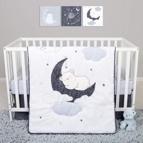 Sammy & Lou 4 Piece Crib Bedding Set, Bearly Dreaming