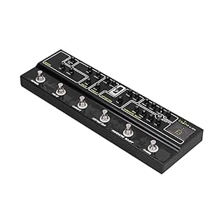 Pédale d’effet de guitare DC 9 V Multieffets avec Reverb Delay Chorus Distortion Tuner pour guitare - Les Beatles, Paul McCartney, John Lennon, RIngo Starr, George Harrison