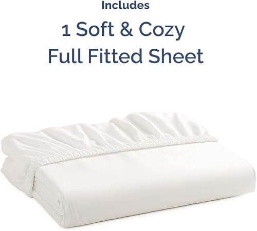 Miniatura 283 de King Fitted Bed Sheet - Bottom Single Fitted Sheet Only - Ultra-Soft Hotel Luxury Bedding w/ 8-16 Inch Deep Pockets - Breathable, Cooling & Wrinkle