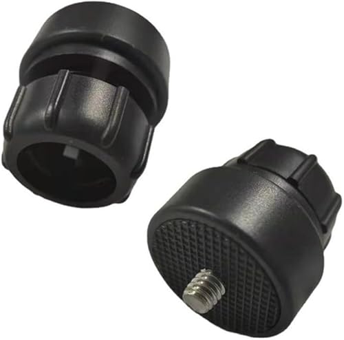 ThtRht Paquete de 2 tornillos de 14 a 0.669 in de montaje de bola de montaje de base de soporte de interfaz para trípode cámara DV monitor de coche