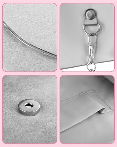 Image of TINDTOP Clutch Purses for Women, Formal Evening Bags Suede Shoulder Envelope Party Handbags Wedding Cocktail Prom Clutches