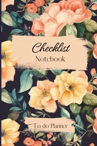 Checklist Notebook: Simple To do checklist daily and weekly tasks