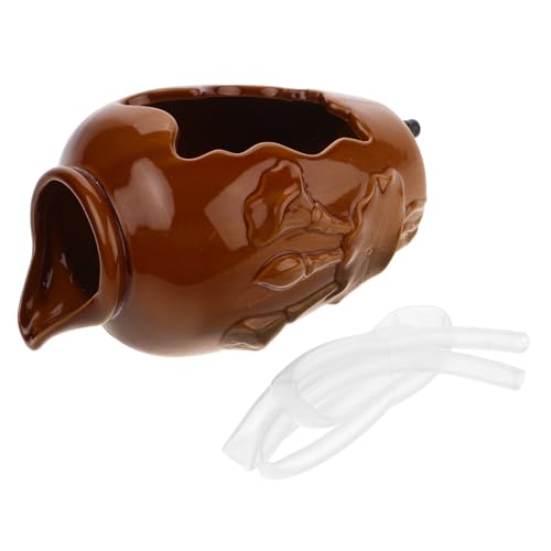 OFFSCH Garden Waterfall Jar Decorative Fountain Jar for Landscape Outdoor Indoor Water Feature