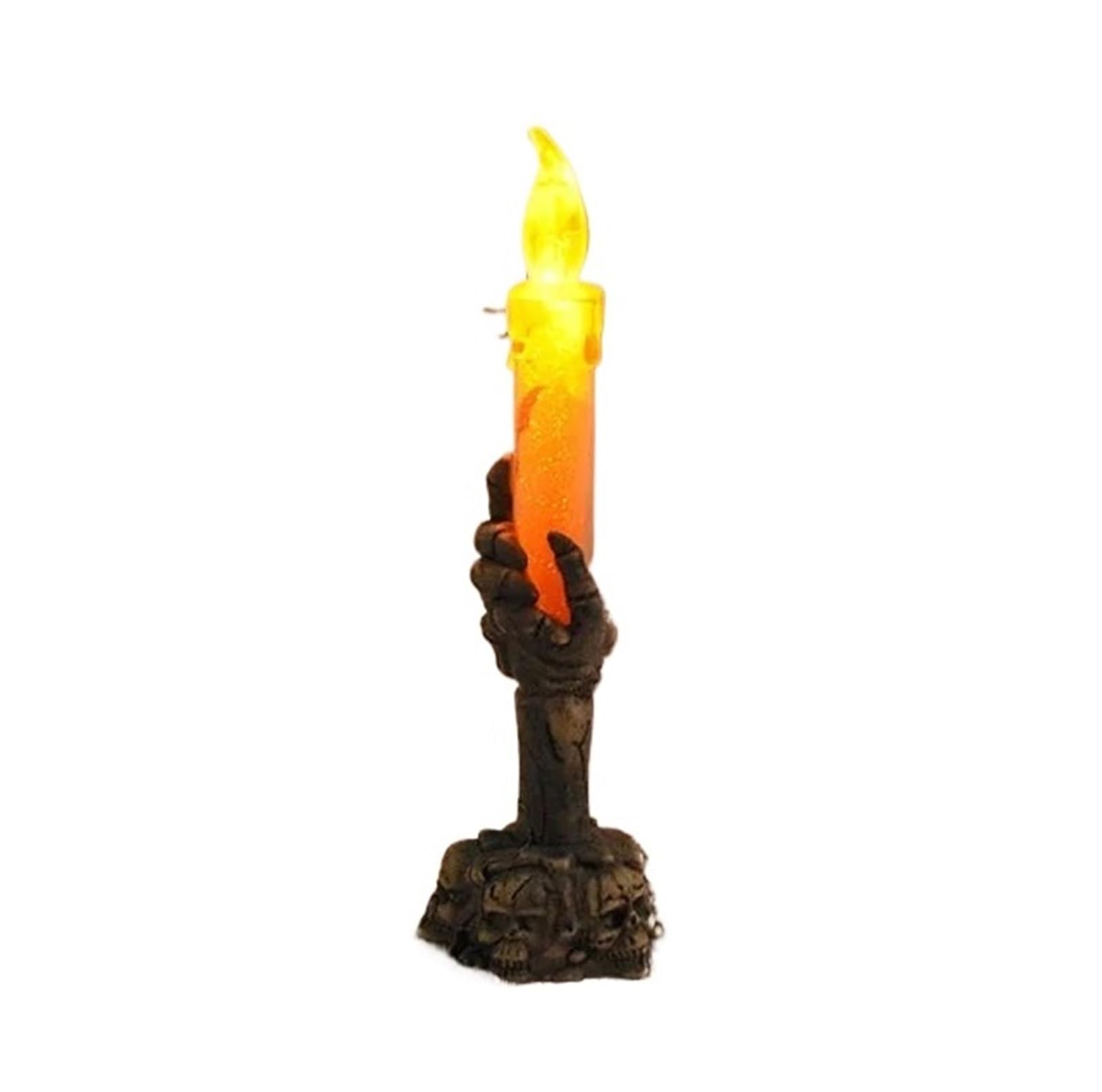 OIJSAZBCPLE Halloween Ghost Candle Light Pumpkin Skeleton