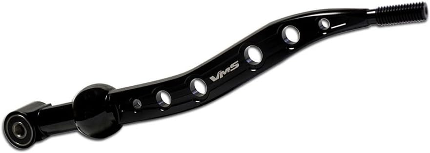 VMS Racing Dual Bend SHORT THROW SHIFTER in BLACK CNC Aluminum for Acura Integra 2DR 4 DR 2 4 Door Coupe Hatchback HB JDM DC BC2 BA LS JDM 90 91 92 93 94 95 96 97 98 99 00 01