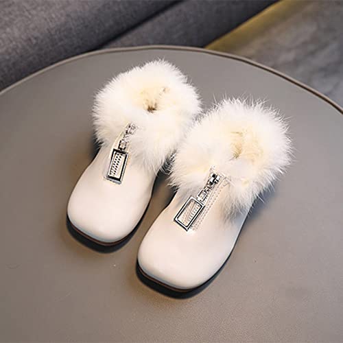Baby Indoor Shoes Fashion Autumn Winter Children Boots For Girls Flat Bottom Non Slip Solid Color Plush Warm Shoes2
