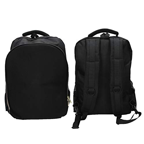 Voluxe Mochila de barbeiro simples de grande capacidade, duas caixas abertas, fácil de usar, leve pa