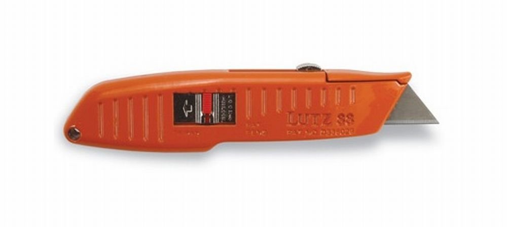 Lutz 30188 #88 SpeedMaster Quick Change Retractable Blade Utility Knife - Orange (88-OR)
