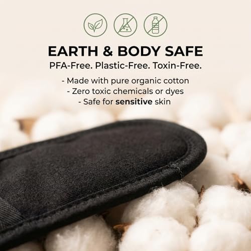 Image of Tampon Tribe - Reusable Menstrual Pads (2 Pack) - Zero Waste Organic Cotton Cloth - Washable, Leak Free, OdorFree, Toxin Free, Eco Friendly Sanitary Menstrual Pads for Women - Medium Absorbency