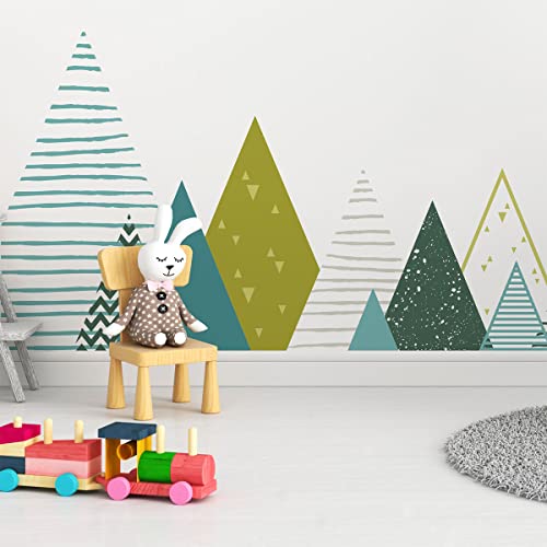 Stickers enfant montagnes scandinaves pour créer un coin nuit cocooning - 6