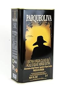 PARQUEOLIVA - Spanisches Natives Olivenöl extra (Picuda und Hojiblanca Sorten) - Dose 3 Liter