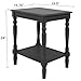 Decor Therapy Accent Table with Storage, Casual Style, Modern End Table, Sturdy, Blue Gray - (24