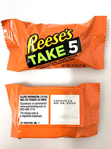 Take5 Snack Size Candy Bars 0.55 Ounces (Pack of 2 Pounds)