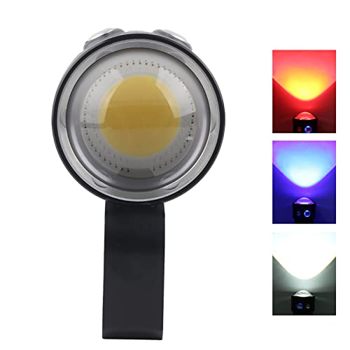 QX3 COB LED 400 libras CoB submarino 100m Fotografía Video buceo Filit Light Torch Aluminio aleación construcción Negro 604G