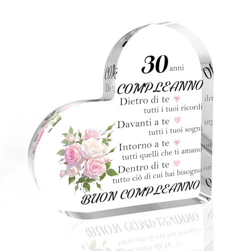 Gift Women 30 Years Gift 30 Years Female Birthday Decorations Acrylic Decorations Original Gifts Ideas For Her Sisters Friend Aunt Daughter Grandchildren Girlfriend Wife Mom Gift Women 30 Years Gift 30 Years Female Birthday Decorations Acrylic Decorations Original Gifts Ideas For Her Sisters Friend Aunt Daughter Grandchildren Girlfriend Wife Mom