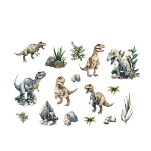 Vinilo decorativo de pared Dinosaurio T-Rex Acuarela Achang