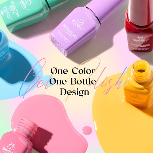 Image of Beetles Gel Nail Polish Kit with U V Light - 45 Colors Gel Polish Set 75 Pcs One Color One Bottle Emotional Journey Kit with Top Base Coat Beauty Must Have Salon Manicure Gifts for Women