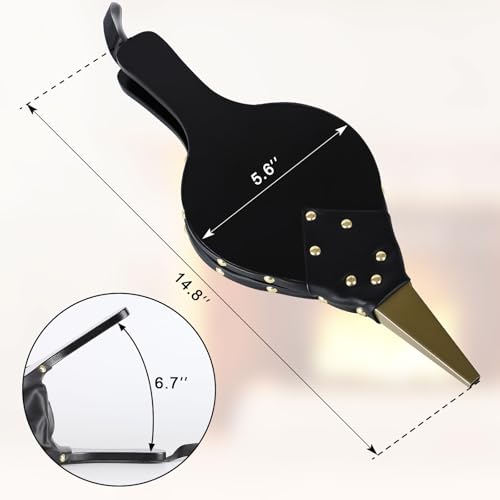 image for Gtongoko Fireplace Bellows Air Blower Cast Nozzle 14.8