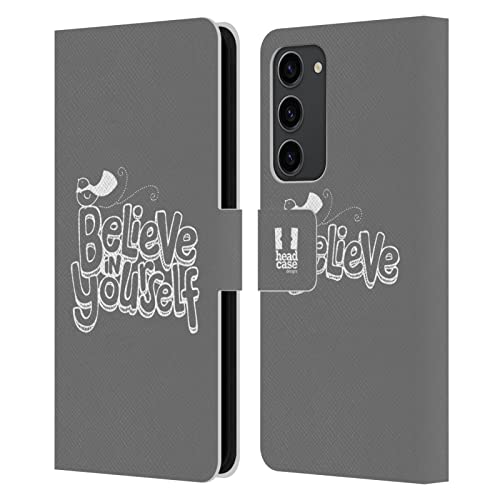 Étui Samsung Galaxy S23+ 5G Head Case Designs Croyez en Vous en cuir