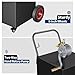 40 Gallon Fuel Caddy, Portable Gas Caddy Fuel Storage Tank with 4 Wheels & Manual Transfer Pump, Perfect Gasoline Diesel Fuel Container for Cars, Lawn Mowers, ATVs, Boats, More.Black.