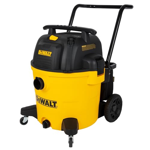 DEWALT DXV14P Shop Vacuum Wet/Dry 14 Gallon, 6 HP Wet/Dry Vac with 110 CFM Powerful Suction, Yellow