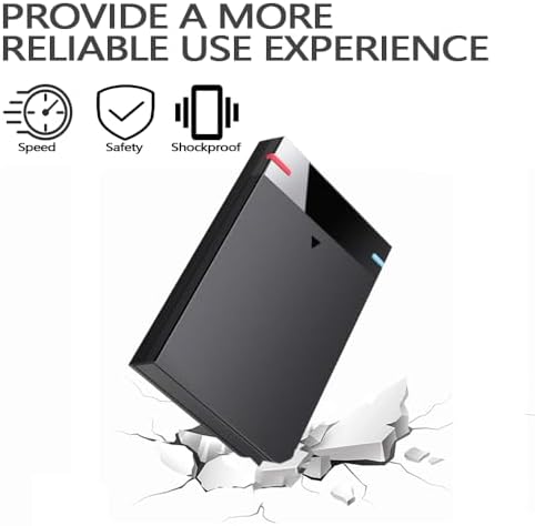 HWAYO 2.5'' 1TB Ultra Slim Portable External Hard Drive USB3.0 HDD Storage for PC, Desktop, Laptop, MacBook, Chromebook, Xbox One — view 2