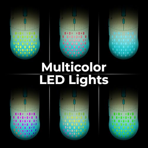 Image of ZEBRONICS Marine Wireless Mouse with Rechargeable Battery, BT + 2.4GHz, 6 Buttons, 4 DPI, 1000 /1600 /2400 /3200, Comfortable & Ergonomic Design, Multicolor LED Lights (Green)