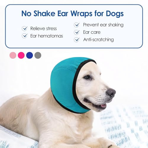 Image of Dog Calming Hoodie Dog Ear Wrap Noise Protection Ear Muffs for Dogs