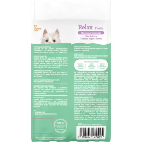 Chalesco Snack da Papaya Pets Fruits Relax Sabor Maracujá 60 g