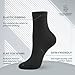 SERISIMPLE Women Thin Viscose Bamboo Socks Crew Lightweight Above Ankle Casual Dress Sock For Ladies Bootie Trouser 5 Pairs (Black, Medium)