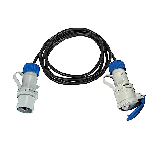 FANTON 92908 Prolunga lineare cavo 10 m. 3G1,5 H05VV-F spina 2P+T 16A 220V presa 2P+T 16A 220V gradi di protezione IP44