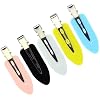 1 Set of 5 No Bend Hair Clips for Hair Styling Portable Hairpins without Wrinkles for Make-Up for Women's Hairstyle Make-Up Practical Design and Durable