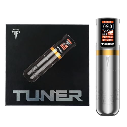 TUNER Adjustable Stroke Battery Tattoo Machine (Silver)