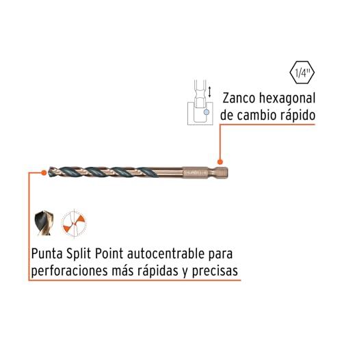 Broca 5/8 para metal 15 Imagen adicional