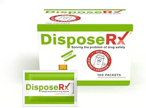 Amazon.com: DisposeRx Medication Disposal Packets – 100 Pack – Bulk ...
