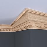 1707-4FTWHW Unfinished White Hardwood Crown Moulding