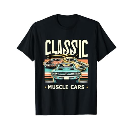 Classic Muscle Car Vintage American Hot Rod T Shirts Tees for Men and Women