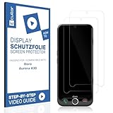 Ecultor 2x Schutzfolie 3D kompatibel mit Doro Aurora A30, Flexibel, 100prozent Abdeckung, Fingerprint Kompatibel, Made in Germany, Full Cover Bildschirmschutz-Folie