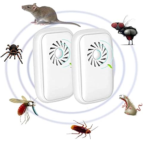 Ultrasonic Pest Repeller, Mosquito Repellent Plug In, Mouse Repellent, Spider Repellent Plug In Indoor Silent & Energy Saving Deterrent for Mice, Rodent, Rat, Fly, Spiders, Cockroach Cover