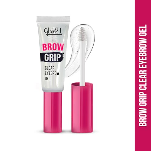 Image of Glam21 Brow Grip | Eyebrow Clear Gel,Styling & Setting For Holding Brows | Waterproof & Provides Hold upto 8 hours | Zero residue & Lightwieght | Creates A Fluffy Feathered Look | 12gm