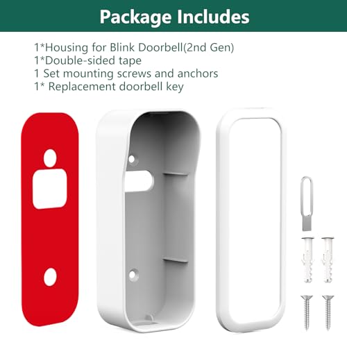 Support de sonnette Blink sans perçage pour caméra vidéo de 2e génération - 8