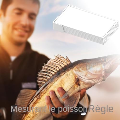 Règle à poisson pliable compacte et étanche avec butée de mesure fixe - 2