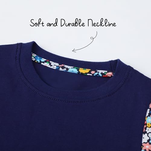 Toddler Girls Colorful Casual Dress Short Sleeve Dress Girls Summer Clothes3