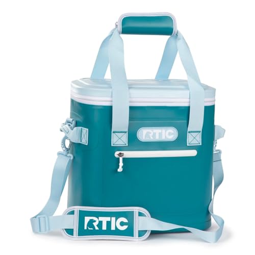 RTIC-Soft-Cooler-20-Can-Insulated-Bag-Portable-Ice-Chest-Box-for-Lunch-Beach-Drink-Beverage-Travel-Camping-Picnic-Car-Trips-Floating-Cooler-Leak-Proof-with-Zipper-Deep-Harbor