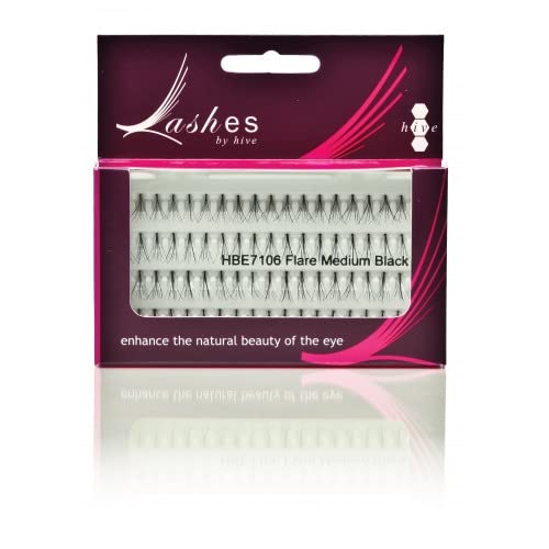 Hive Individual Flare Black Volumise Lashes Natural - Medium - 96