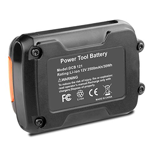 Lithium-Ion Replacement Battery for DCB120 DCB127 DCB127-2 DCB121, DCB100 DCB101 DCB119