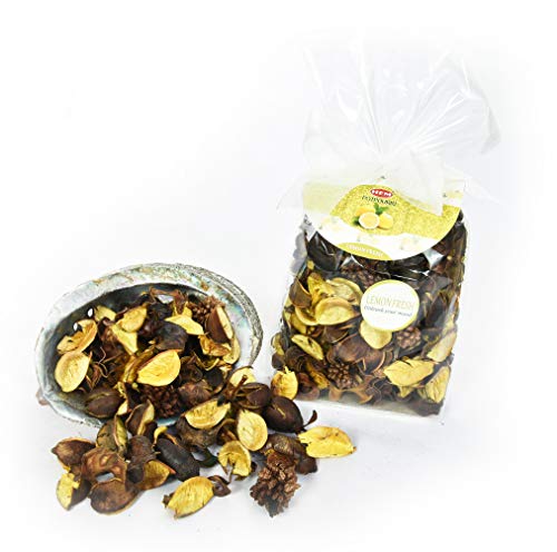 Image of HEM Lemon Fresh Potpourri | Natural Citrus Aroma for Home Decor & Room Freshener | Perfect for Mood Uplift, Relaxation & a Refreshing Ambiance | Long-Lasting Fragrance (25 x 13.4 x 12.1 cm) | 100g