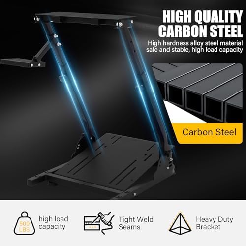 Miniatura 7 de Best brose Adjustable Racing Steering wheel Stand Shifter Mount Fit for Logitech G25, G27, G29, G920 Racing Simulator Cockpit Video Game