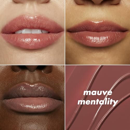 e.l.f. Glow Reviver Slipstick, Tinted Lip Oil Stick, Non-Sticky & Hydrating For A Soft-Shine Finish, Vegan & Cruelty-Free, Mauve Mentality