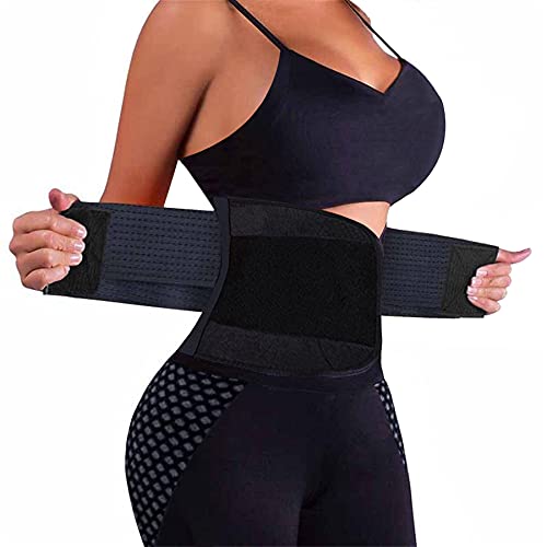 VENUZOR Waist Trainer Belt for Women – Waist Cincher Trimmer – Slimming Body Shaper Belt – Sport Girdle Belt (UP Graded)